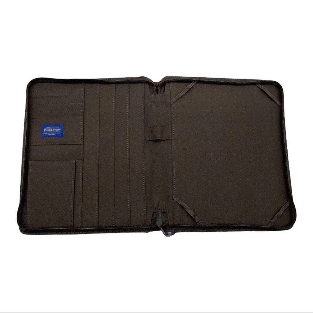 NWT Pendleton Wool Tablet Envelope Zipped Folio Agenda Case
